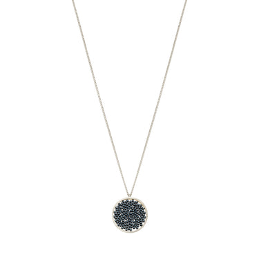 Collar Upsala Plata Círculo Mediano Largo Acerina